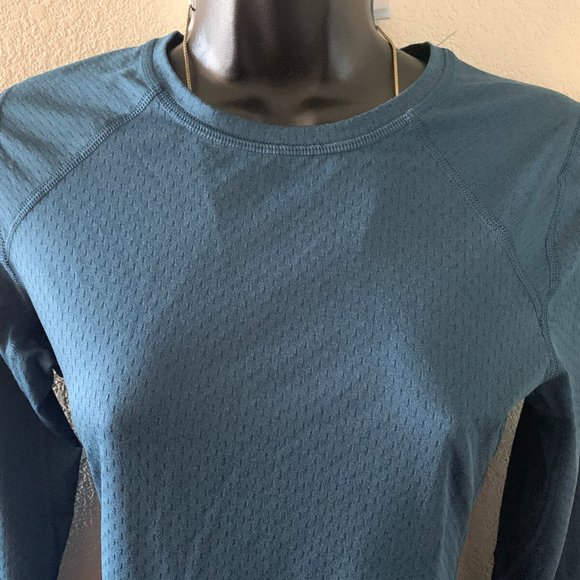 REI Co-op Lightweight Base Layer Long-Sleeve Teal Crew Top - Women's Size xs NEW - Picture 4 of 8